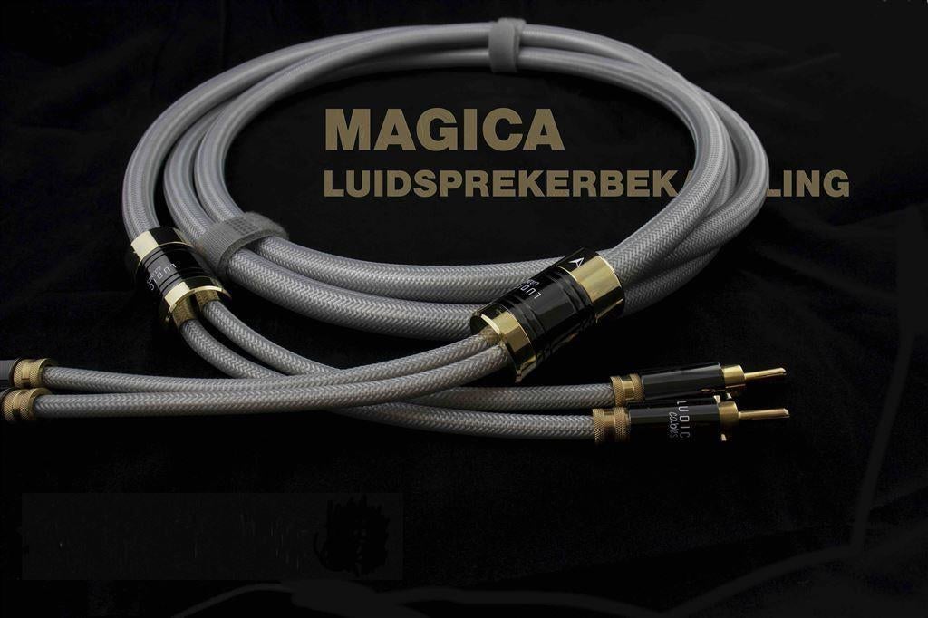 Ludic Magica loudspeakercable set length 2 mtr, Ophalen of Verzenden, Nieuw, 2 tot 5 meter