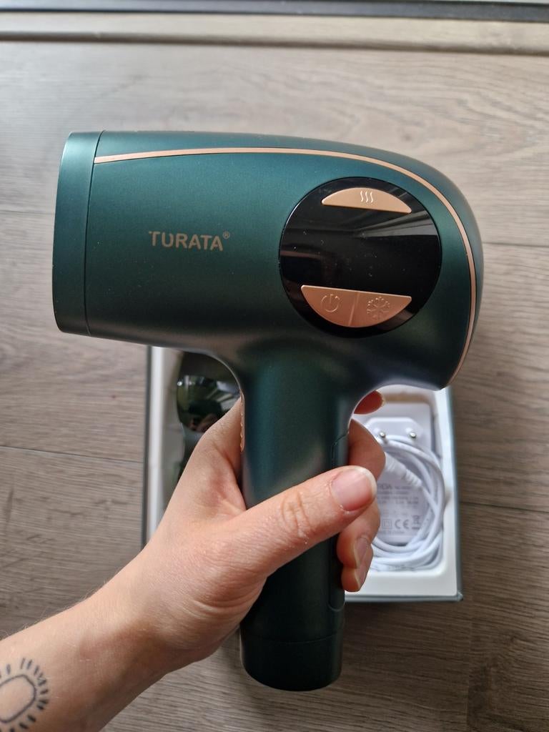 IPL laser ontharingsapparaat (Turata), Ophalen of Verzenden, Zo goed als nieuw, Scheren en Epileren