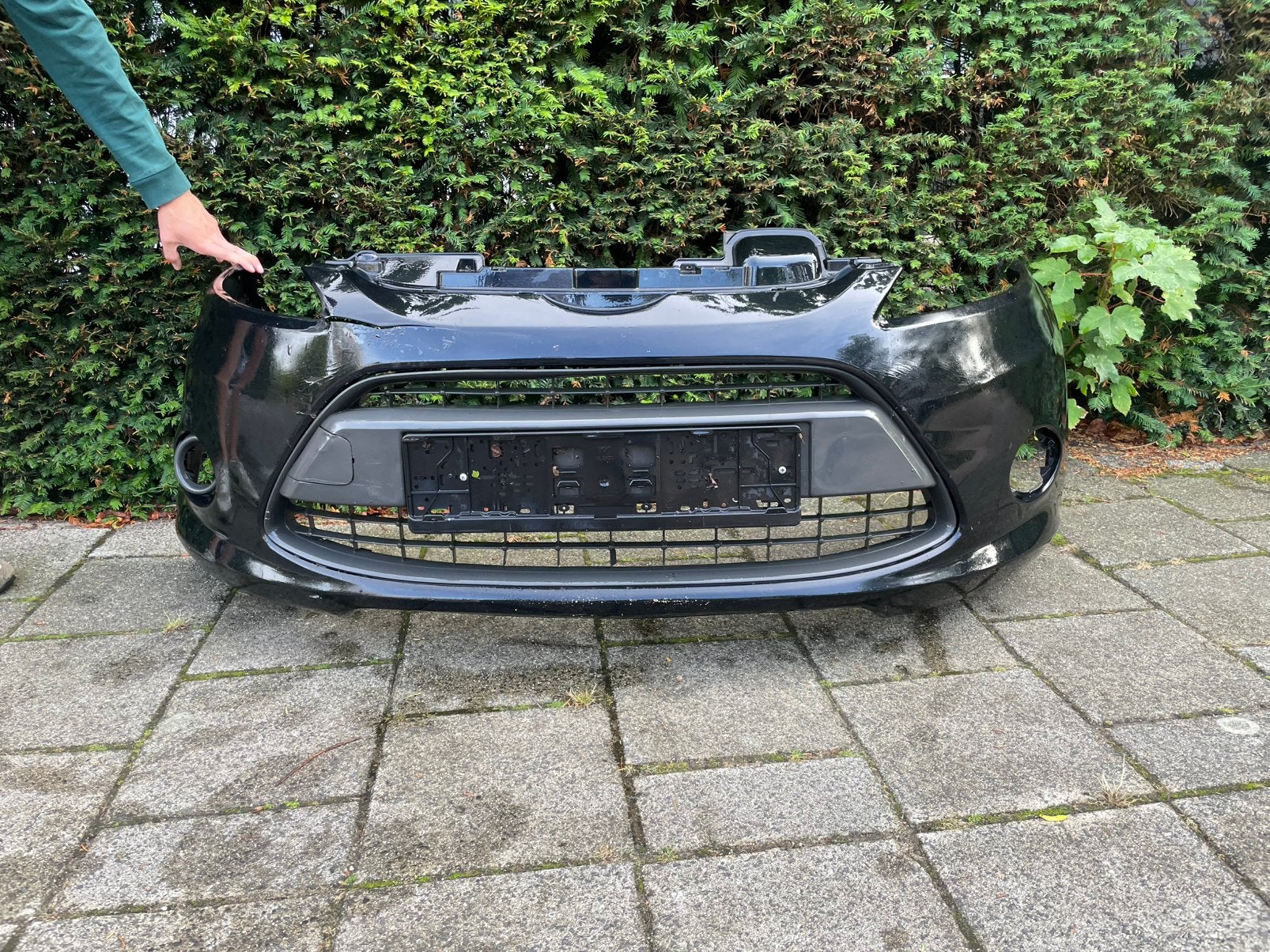 Voorbumper Ford fiesta mk7 2011 panther black, Ophalen, Ford, Bumper