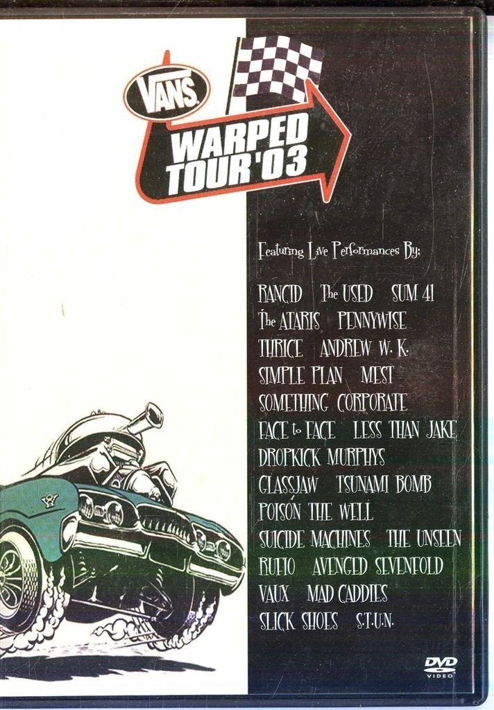 DVD van Vans Warped Tour 2003, Alle leeftijden, Verzenden, Nieuw in verpakking, Concert