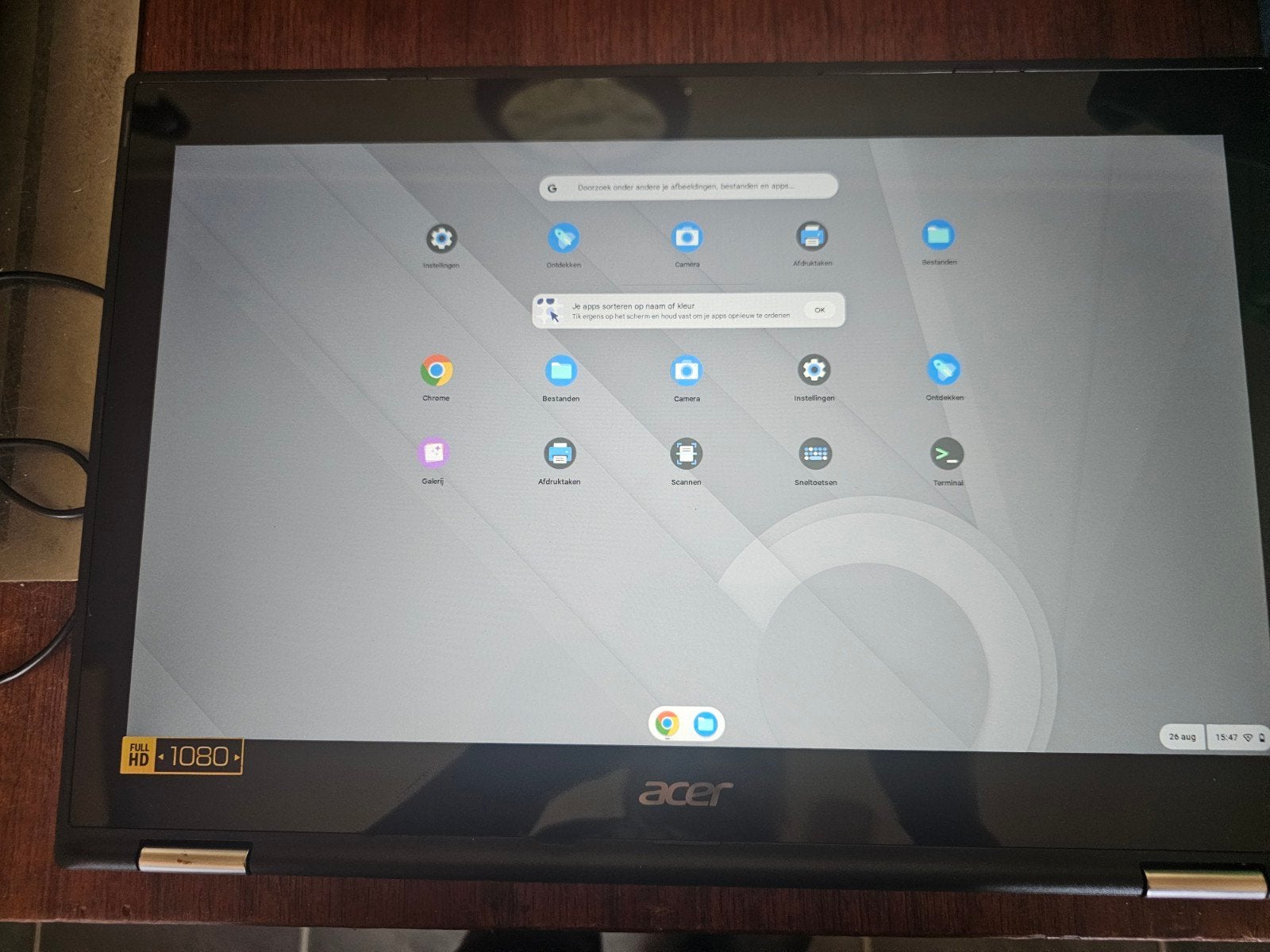 Te koop Acer Spin 15 chromebook  touchscreen en omklapscherm, 4 GB of minder, 15 inch, 64 GB, Touchscreen