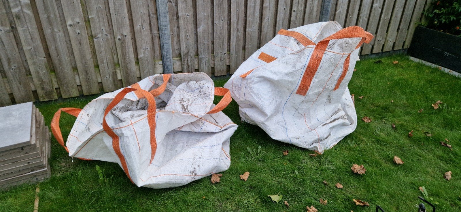 Twee gebruikte bigbags, ideaal voor tuinaarde of afval, Ophalen of Verzenden, Zo goed als nieuw