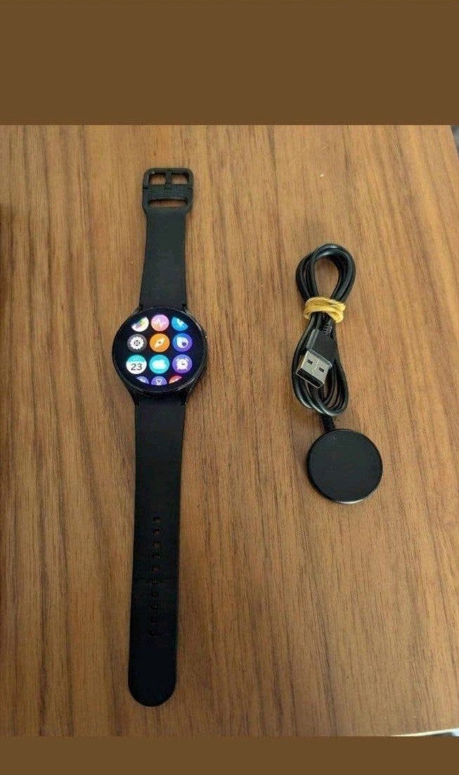 galaxy Watch 5 44mm zwart, Sieraden, Tassen en Uiterlijk, Smartwatches, Zwart, Ophalen of Verzenden, Zo goed als nieuw, GPS
