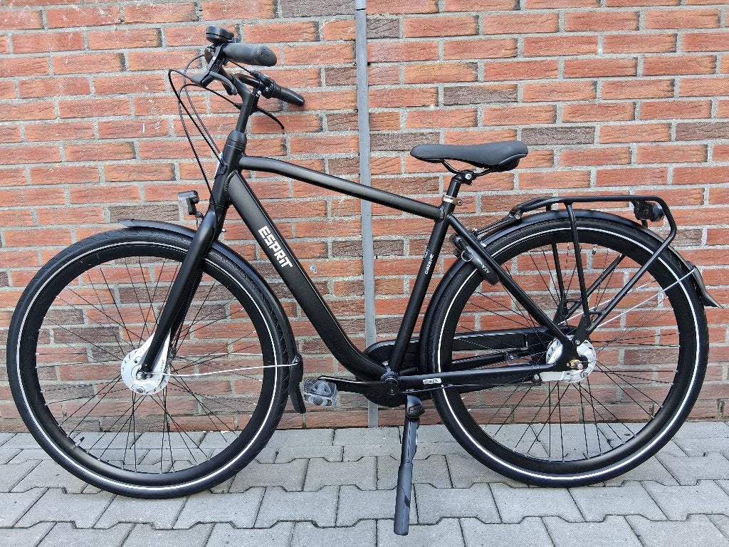 Zeer mooie Gazelle Esprit brugklasfiets 49 cm. zwart mat, Ophalen, Versnellingen, 49 tot 53 cm, Zo goed als nieuw
