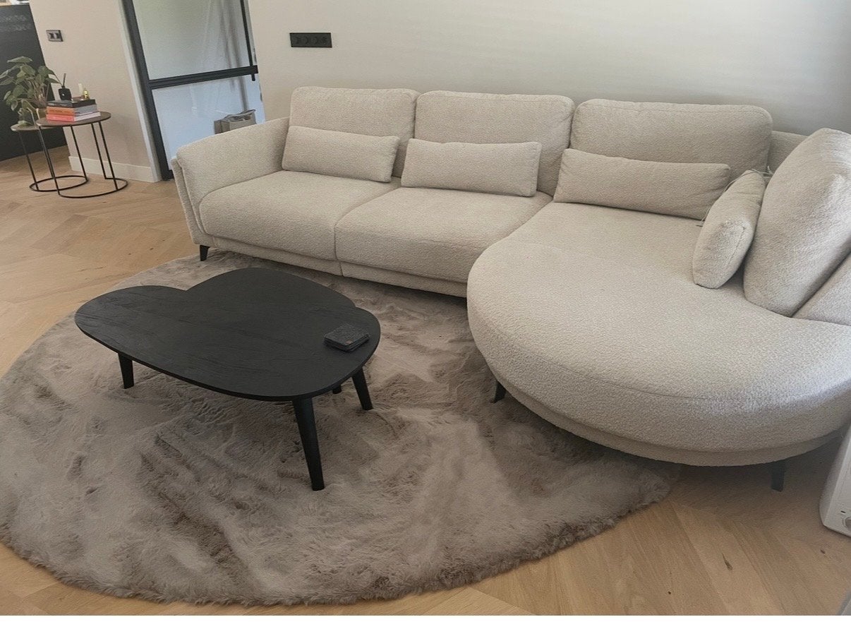 Hoekbank met elektrische voetenbank en lounge > zie tekst!, Ophalen, Gebruikt, Hoekbank, 300 cm of meer