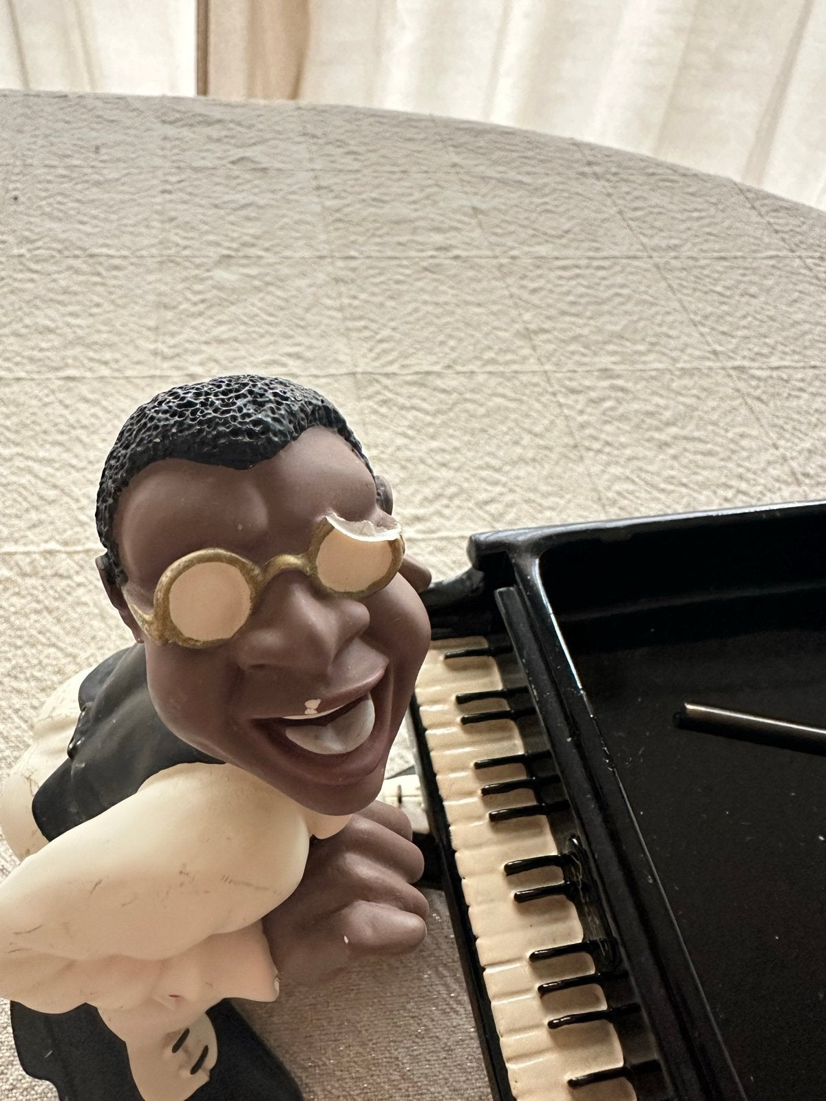 Dubbele set Jazz bandje beeldjes - Muzikale decoratie, Verzamelen, Beelden en Beeldjes, Ophalen of Verzenden, Gebruikt, Mens