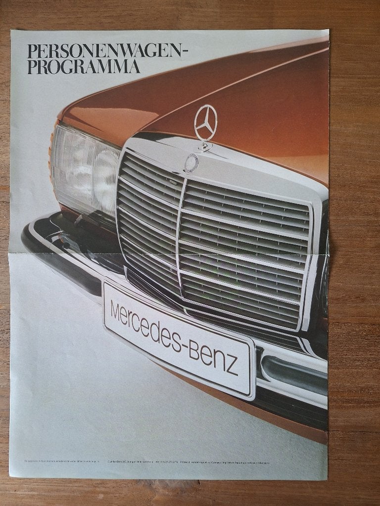 Mercedes Benz brochure 1978, Boeken, Ophalen of Verzenden, Gelezen, Mercedes