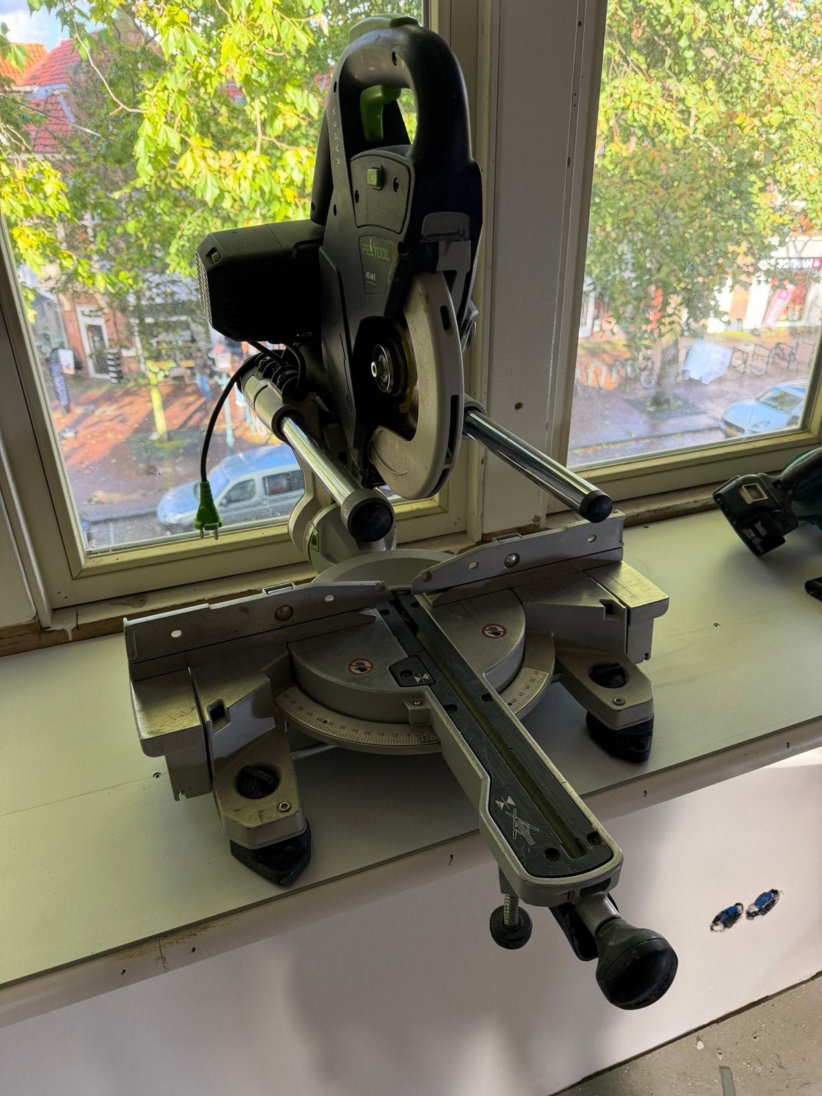 Festool Afkortzaag KS 60 E Kapex - Zo goed als nieuw, Ophalen, 70 mm of meer, Zo goed als nieuw, Afkortzaag