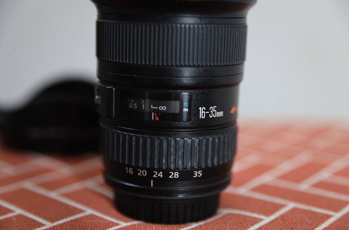Canon EF 16-35 f/2.8 L Mark II USM, Audio, Tv en Foto, Ophalen, Gebruikt, Canon, Groothoeklens