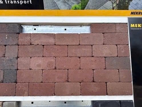 stonique trommel betonstraatsteen 6 cm Groningerbruin, Klinkers, Nieuw, Ophalen of Verzenden, 10 m² of meer