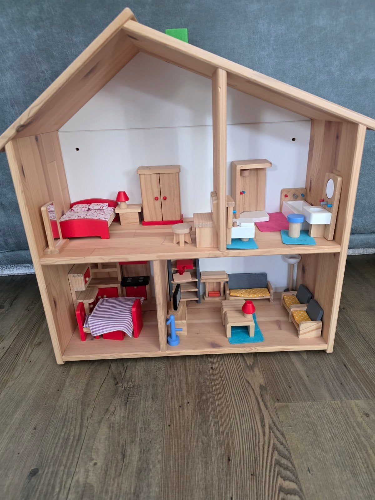 Poppenhuis met accessoires, Ophalen, Poppenhuis