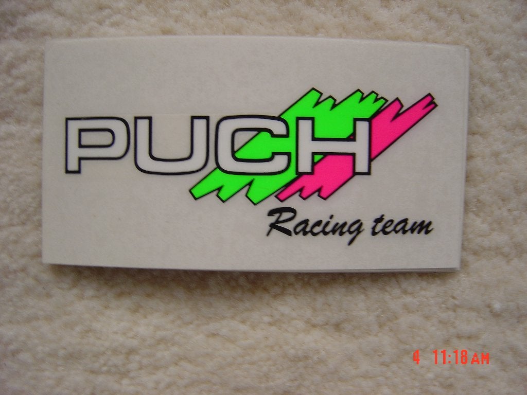 Suzuki intruder vs1400 stickers Rg500 rgf Puch racing team, Ophalen of Verzenden