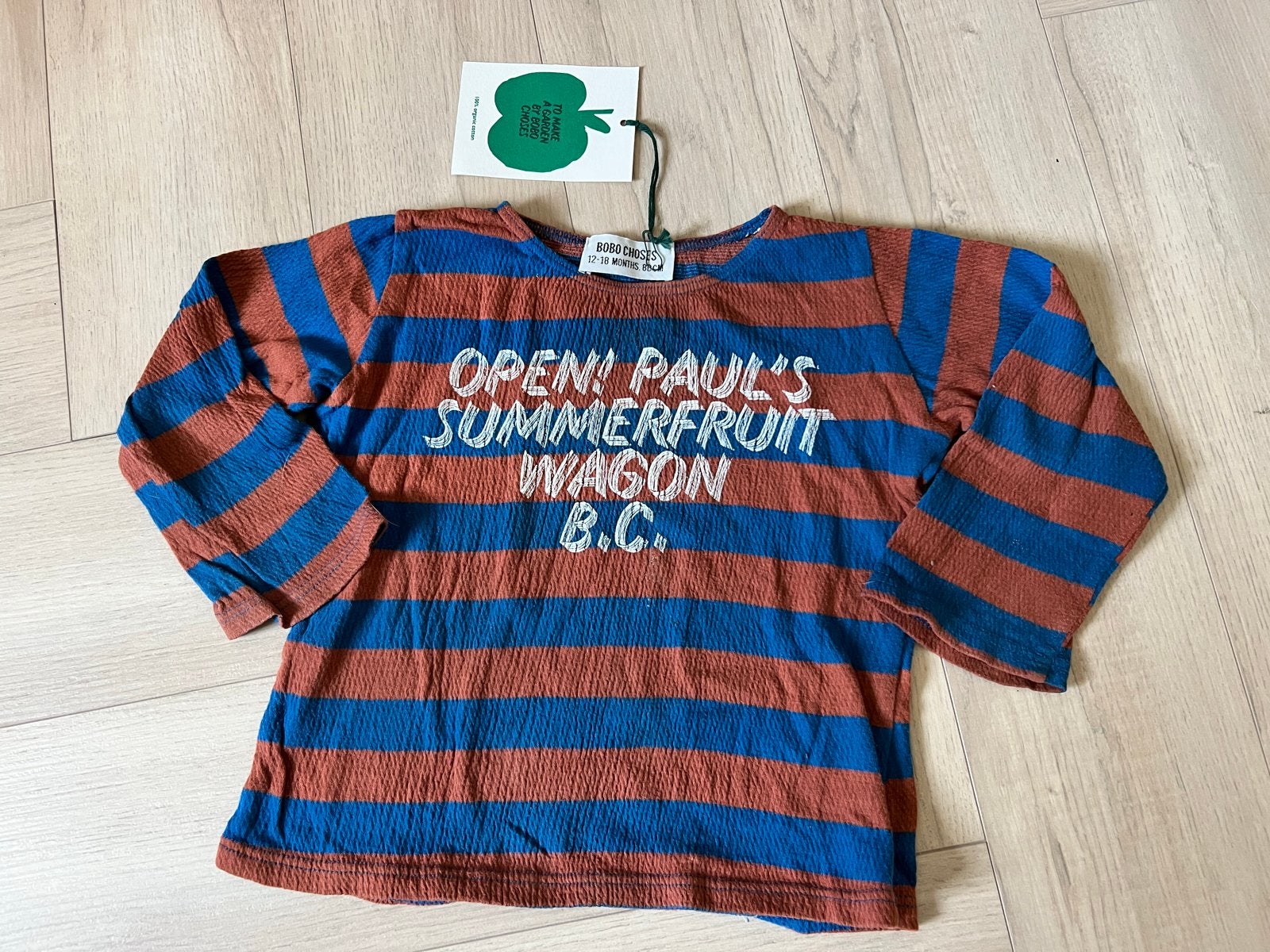 Bobo Choses gestreept shirt, Ophalen of Verzenden, Zo goed als nieuw, Jongetje of Meisje, Shirtje of Longsleeve