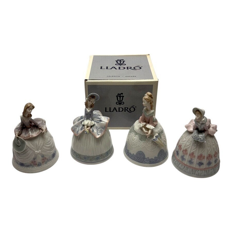 4 Lladró beeldjes, 'Sounds of the Seasons', Ophalen of Verzenden