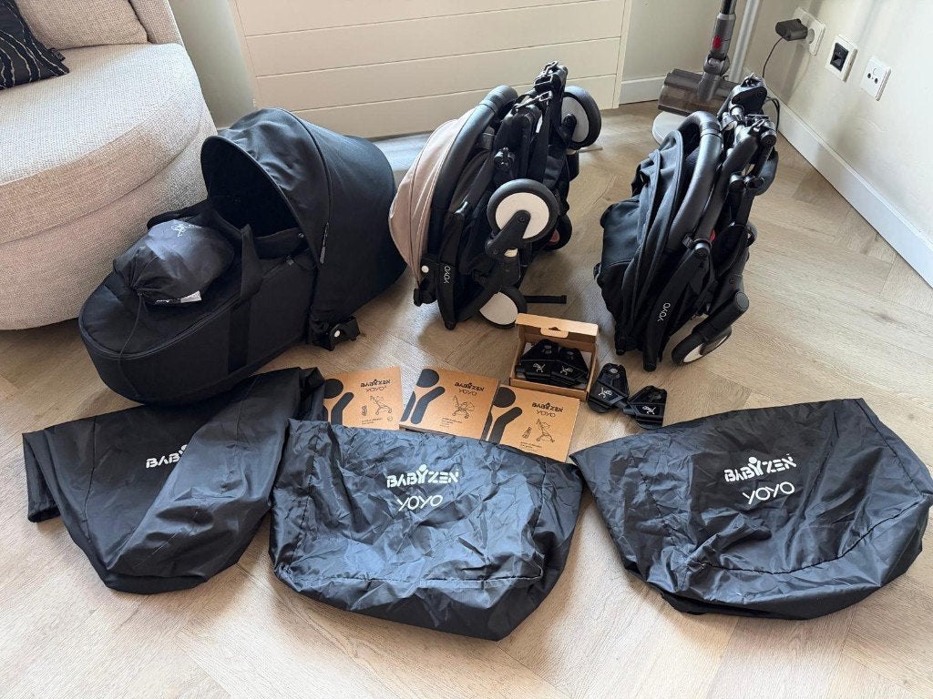 Babyzen YOYO Buggy + Connect (duo kinderwagen) + accessoires, Zo goed als nieuw, Ophalen, Overige merken, Duowagen