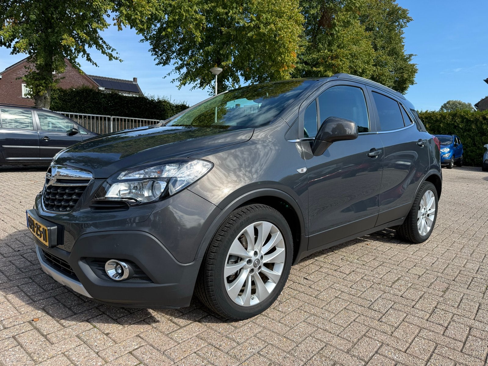 Opel Mokka 1.4 Turbo 16V 103KW Aut6 2016 Grijs, 15 km/l, Euro 6, Navigatiesysteem, Leder