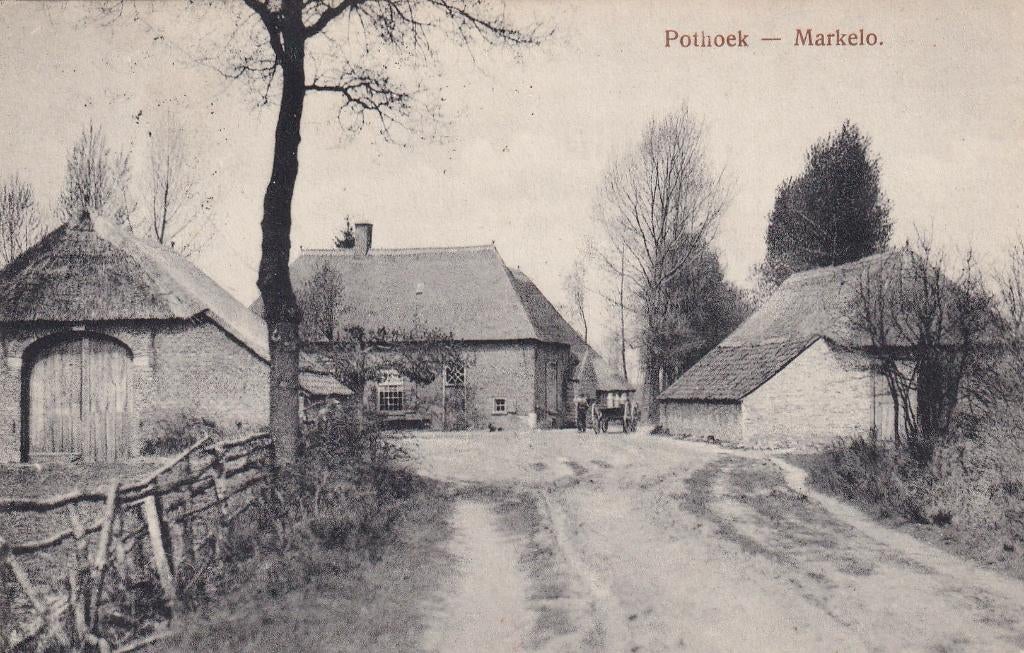 Markelo, Pothoek, 1912., Verzenden, Voor 1920, Gelopen, Overijssel