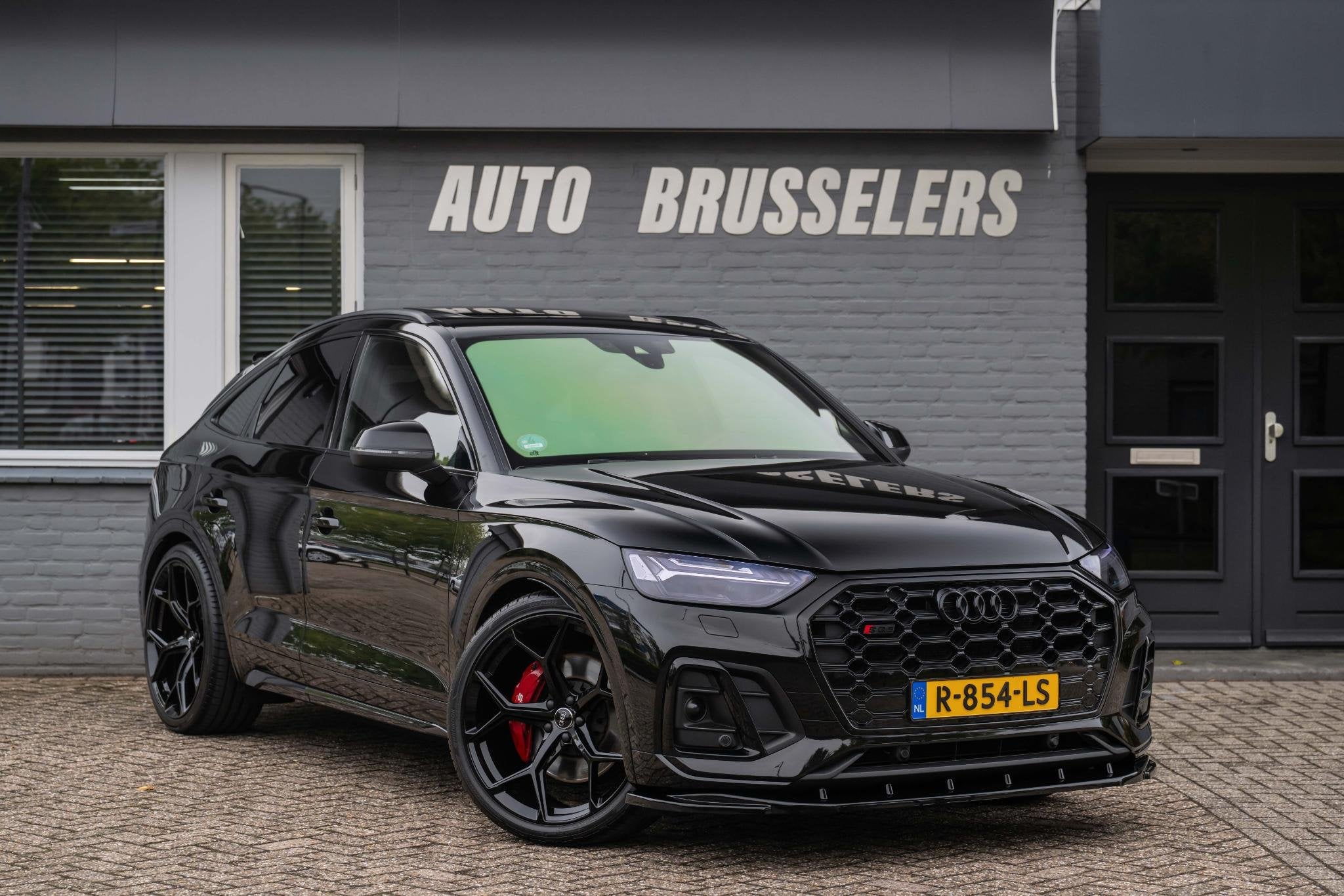 Audi Q5 SQ5 Sportback 3.0 TDI SQ5 quattro RS seats Pano Matr, Auto's, Automaat, Stof, Gebruikt, Zwart