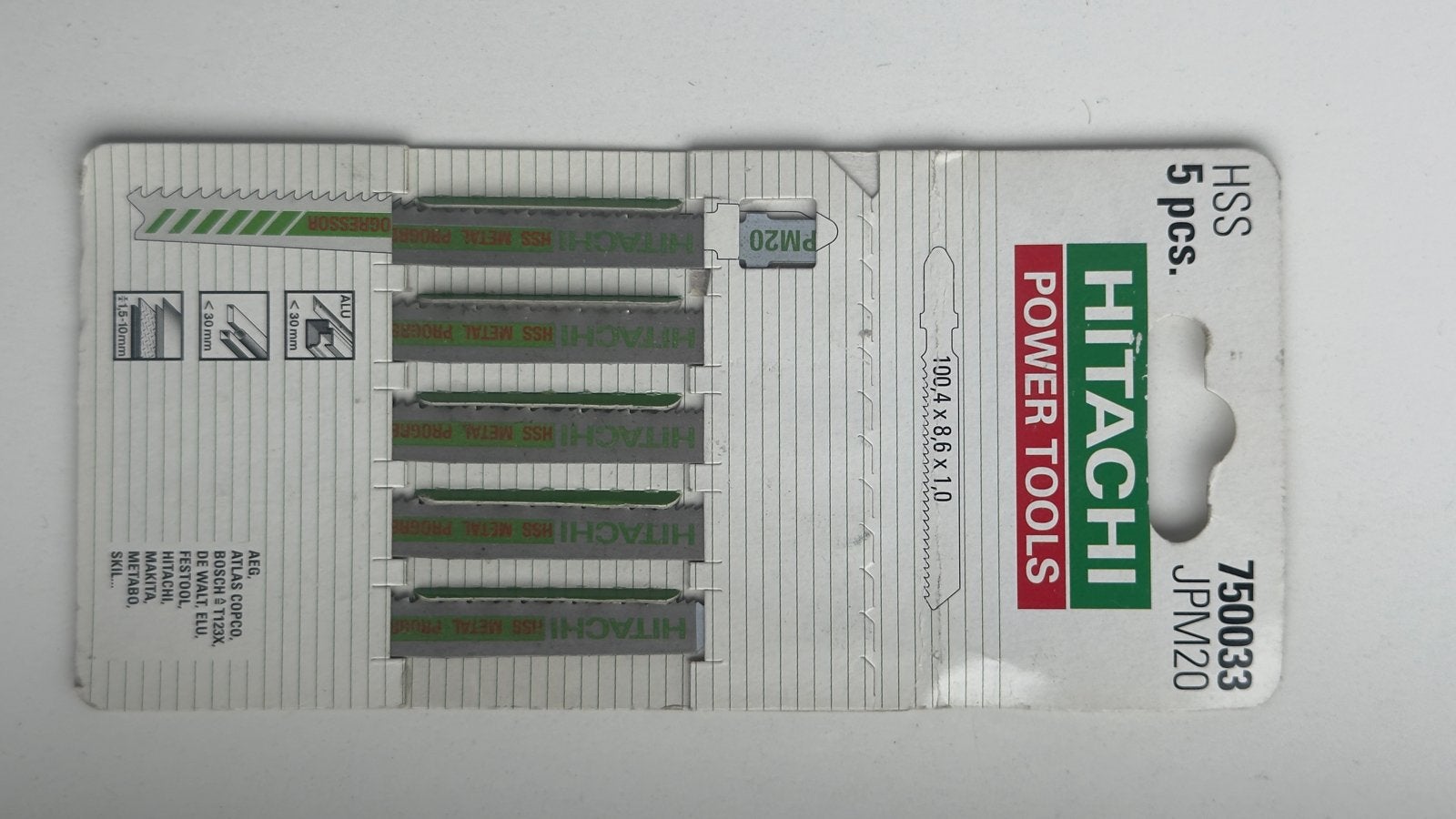 Hitachi HSS Decoupeerzaagbladen JPM20 - 5 stuks