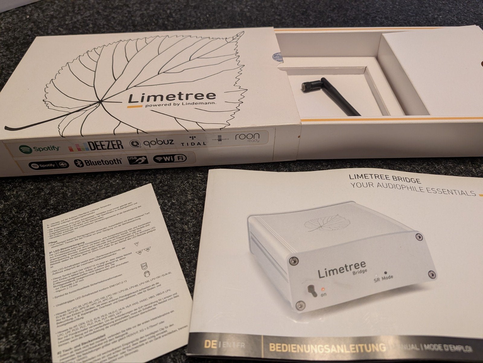 lindemann limetree bridge 1 (streamer), Ophalen