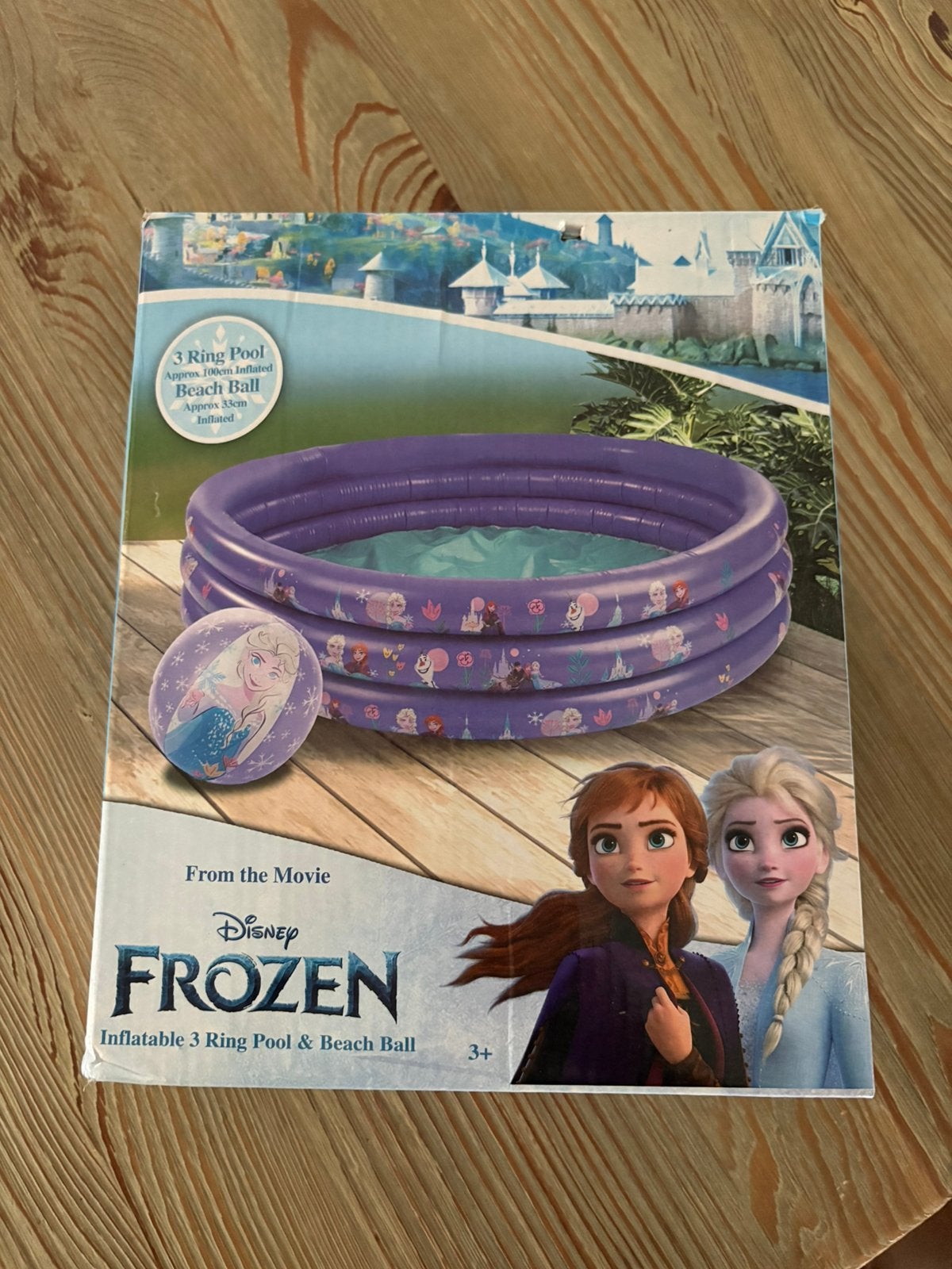 Kinder zwembadje Frozen, Tuin en Terras, Ophalen, Minder dan 80 cm, Rond, Minder dan 200 cm