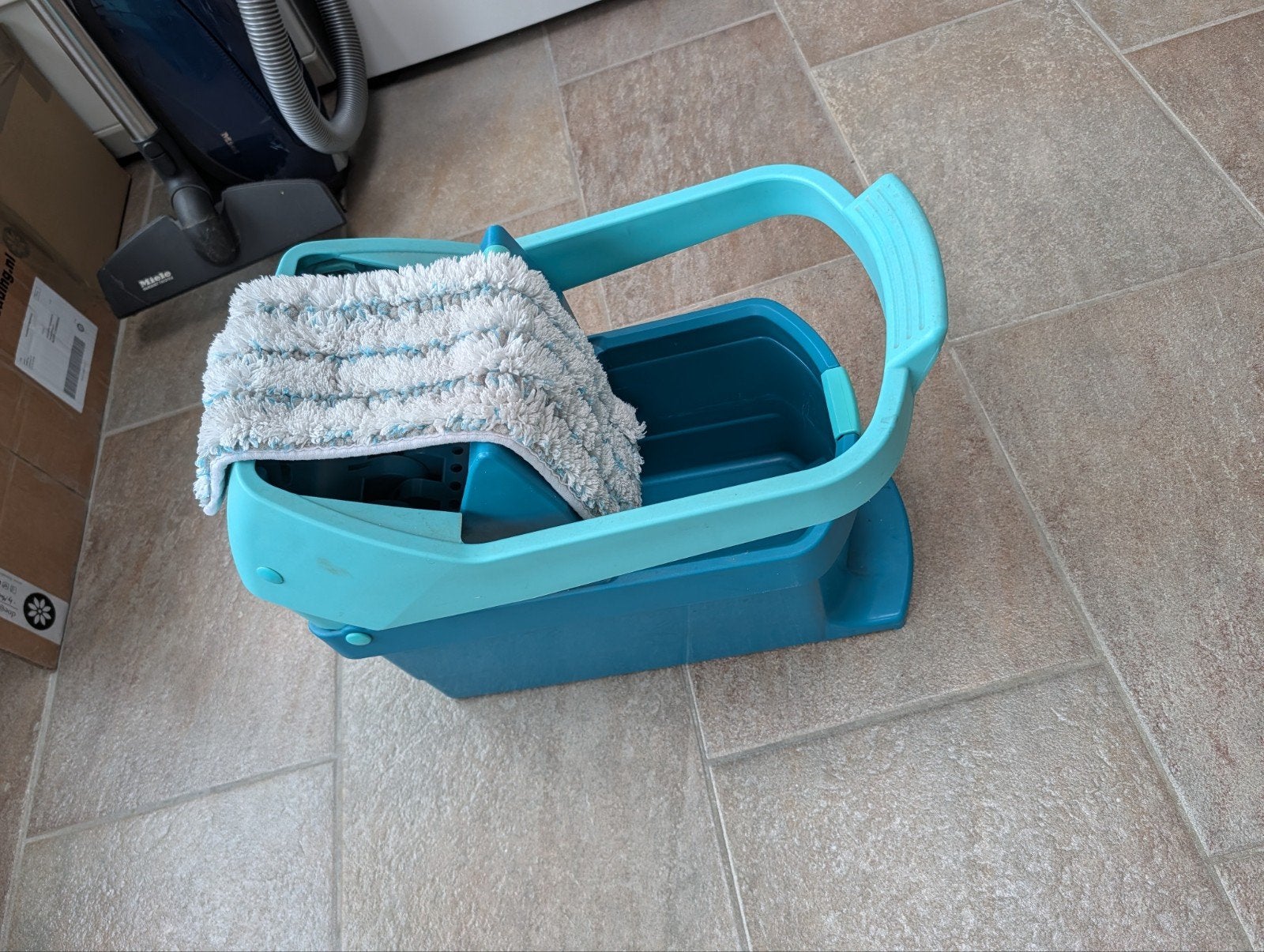 Leifheit Vloerwisser Set met Emmer en Pers, Ophalen, Dweilemmer, -bak, of -wagen
