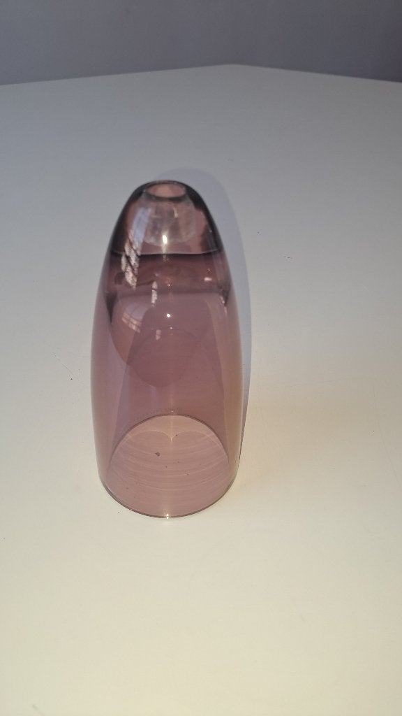 Foscarini candeliere 2024 - gegraveerde tekst + nummering, Glas, 16 cm, Paars, Ophalen of Verzenden