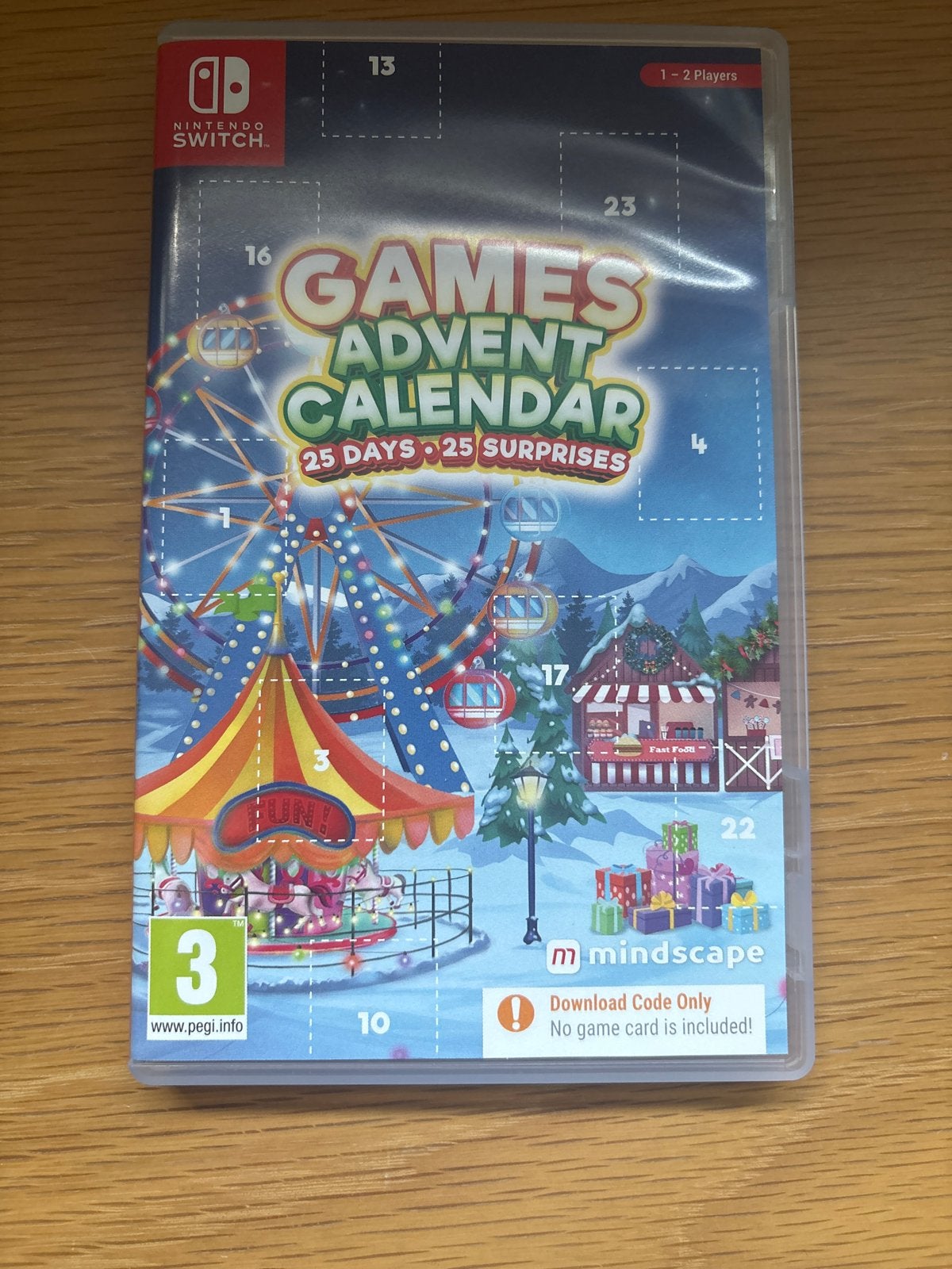 Games Advent Calendar Nintendo Switch (Download Code), Overige genres, 1 speler, Ophalen of Verzenden, Zo goed als nieuw