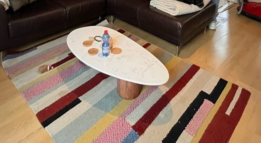Brönden vloerkleed, Ophalen, Gebruikt, Rechthoekig, 200 cm of meer