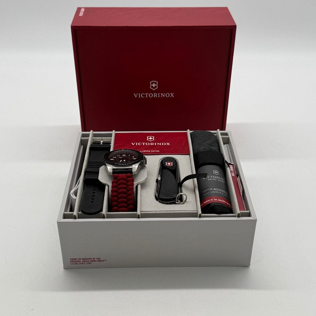Victorinox Journey 1884 Limited Edition Horloge | Compleet, Overige merken, Staal, Polshorloge, Kunststof