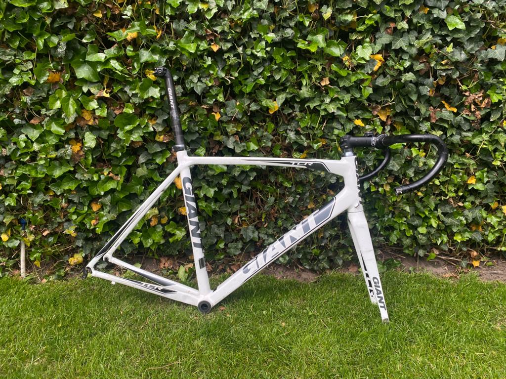 Giant TCR frameset - Maat L, Fietsen en Brommers, Fietsonderdelen, Ophalen, Frame, Zo goed als nieuw, Aluminium