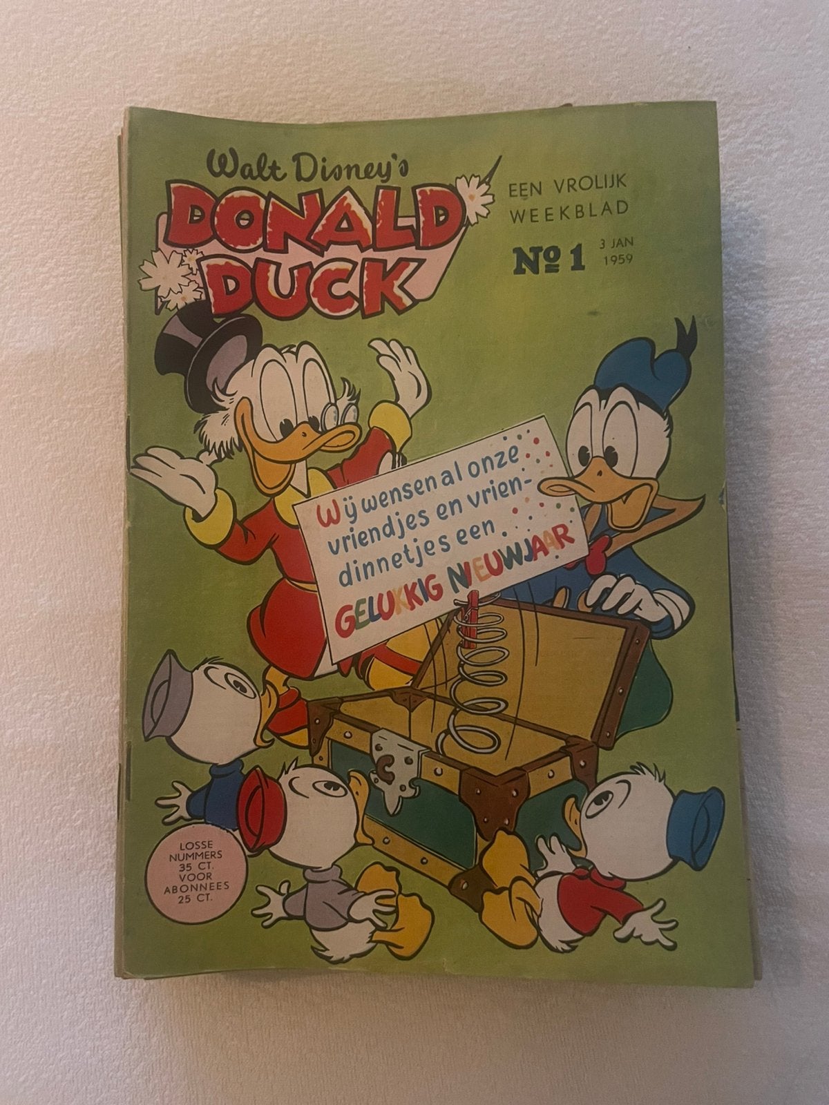 Donald Duck complete jaargang 1959, Boeken, Complete serie of reeks, Ophalen of Verzenden, Gelezen