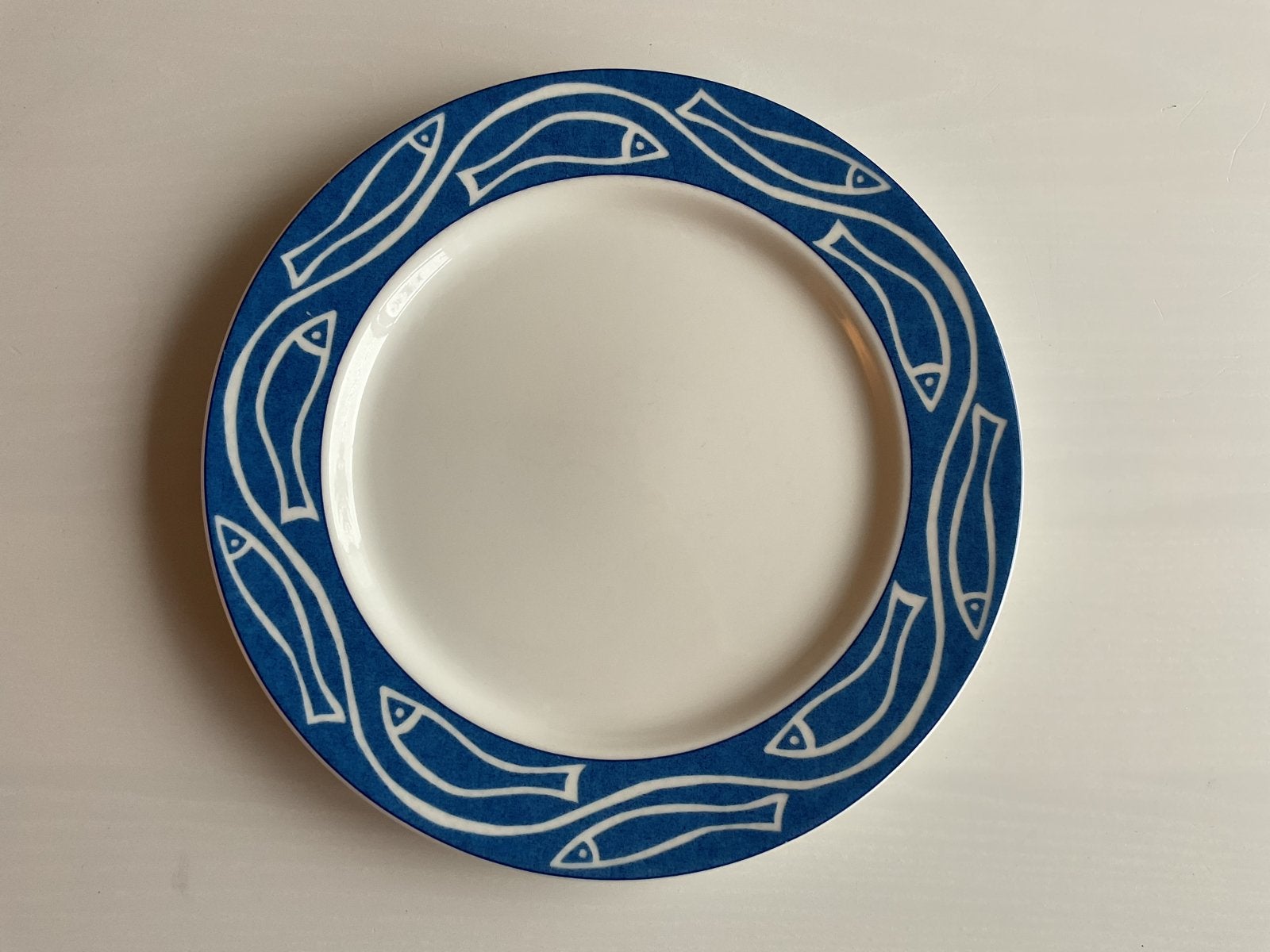 Villeroy & Boch - Easy Marisca - bord - vis - blauw, Villeroy & Boch, Ophalen of Verzenden, Zo goed als nieuw, Bord(en)