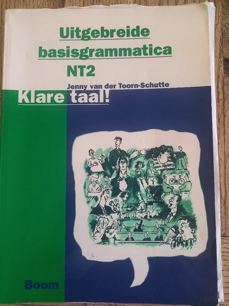 NT2 Basisgrammatica Klare Taal van Jenny van der Toorn, Gelezen, Ophalen of Verzenden, Alpha, Boom