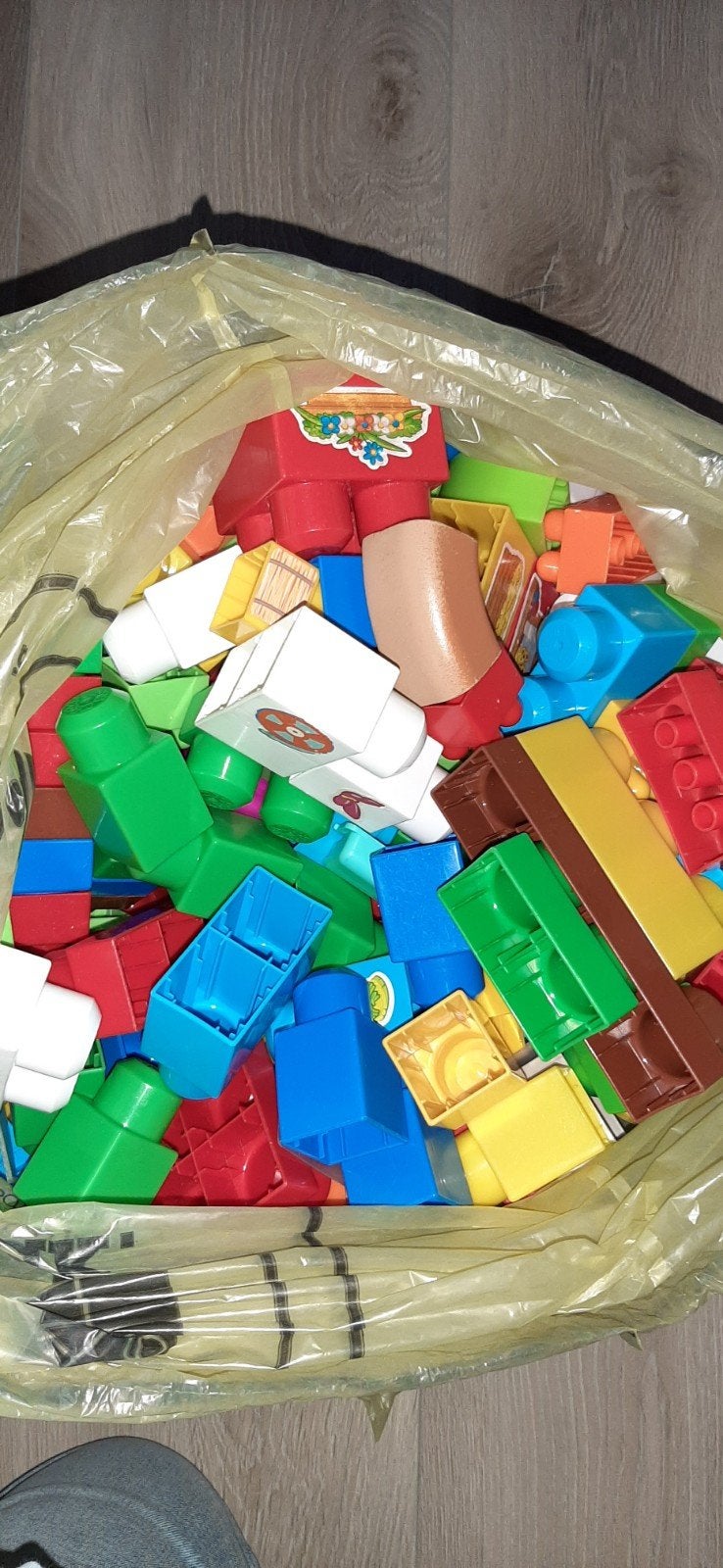 Grote zak Mega Bloks bouwstenen, Ophalen, Gebruikt, Megabloks
