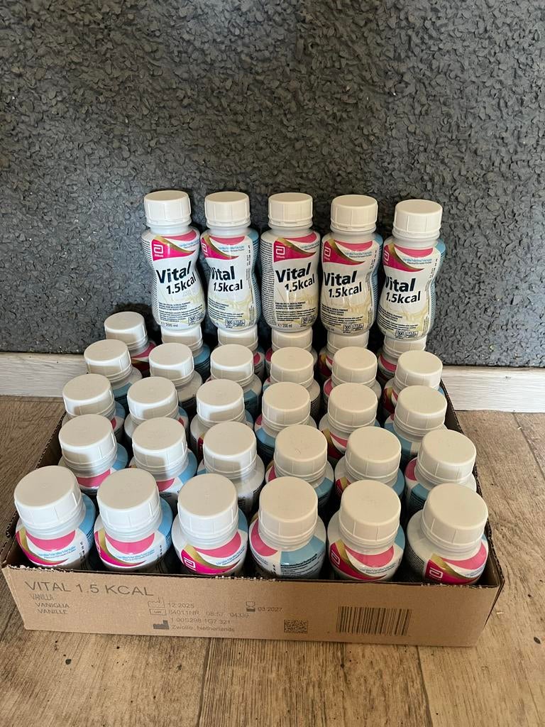 Vital 1,5 kcal Drinkvoeding vanille smaak 35 flesjes, Ophalen of Verzenden