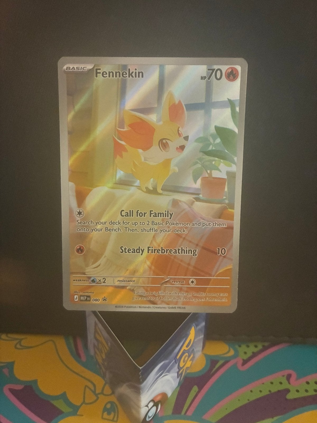 Fennekin, Ophalen of Verzenden, Nieuw, Losse kaart, Foil