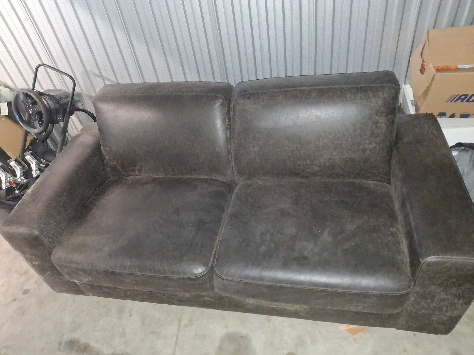 Set van 4 stoelen, eetkamer tafel.en bank, Ophalen, Gebruikt, Vier, Stof