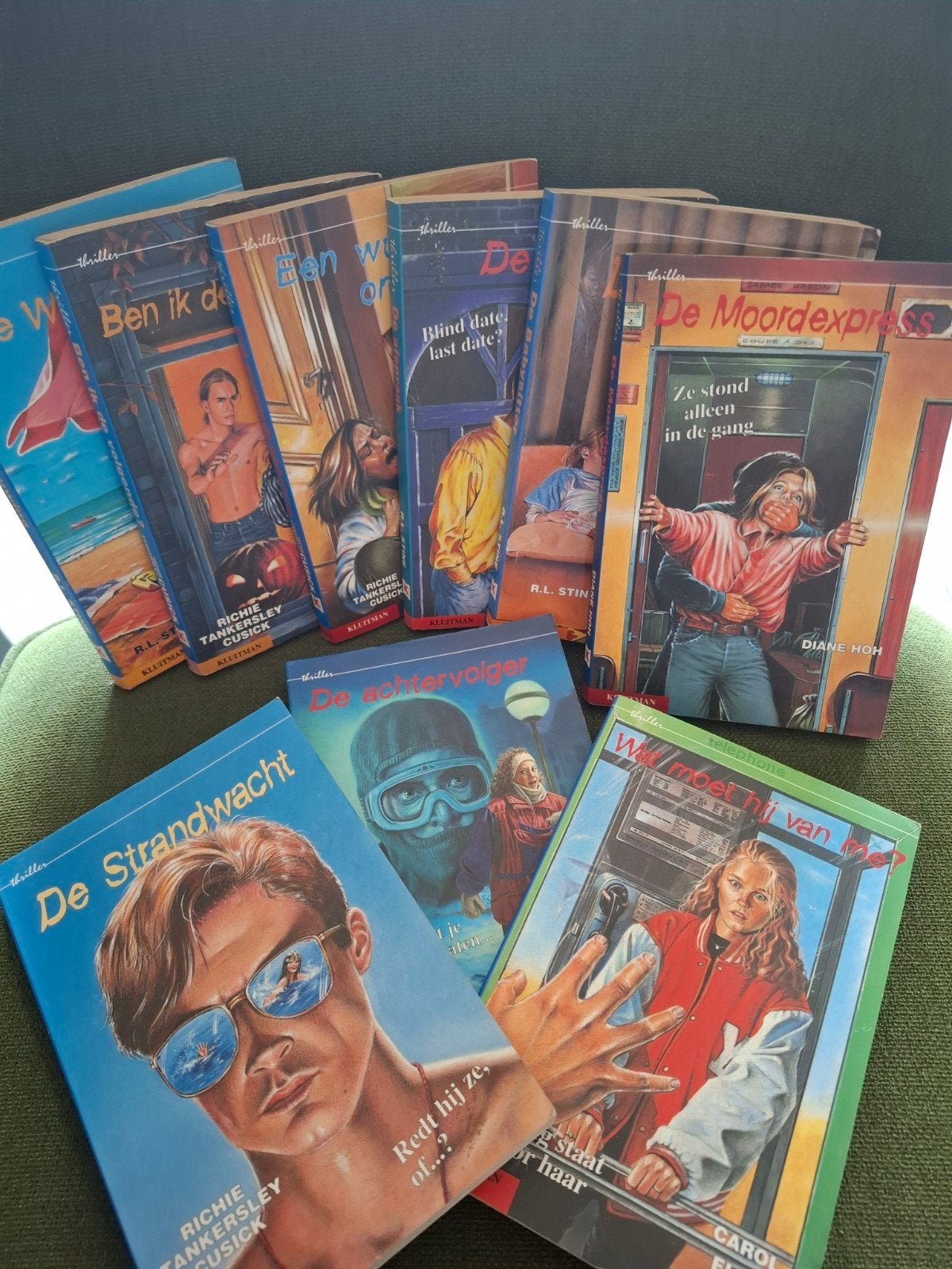 9 Kluitman Thriller Boekjes - Spannende Serie voor Tieners, Ophalen of Verzenden, Gelezen