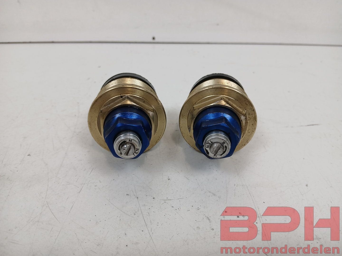 Voorvork doppen Suzuki GSX-R 750 K1 K2 K3 2000 t/m 2003 GSXR, Motoren, Onderdelen | Suzuki, Gebruikt, -, -, Ophalen of Verzenden