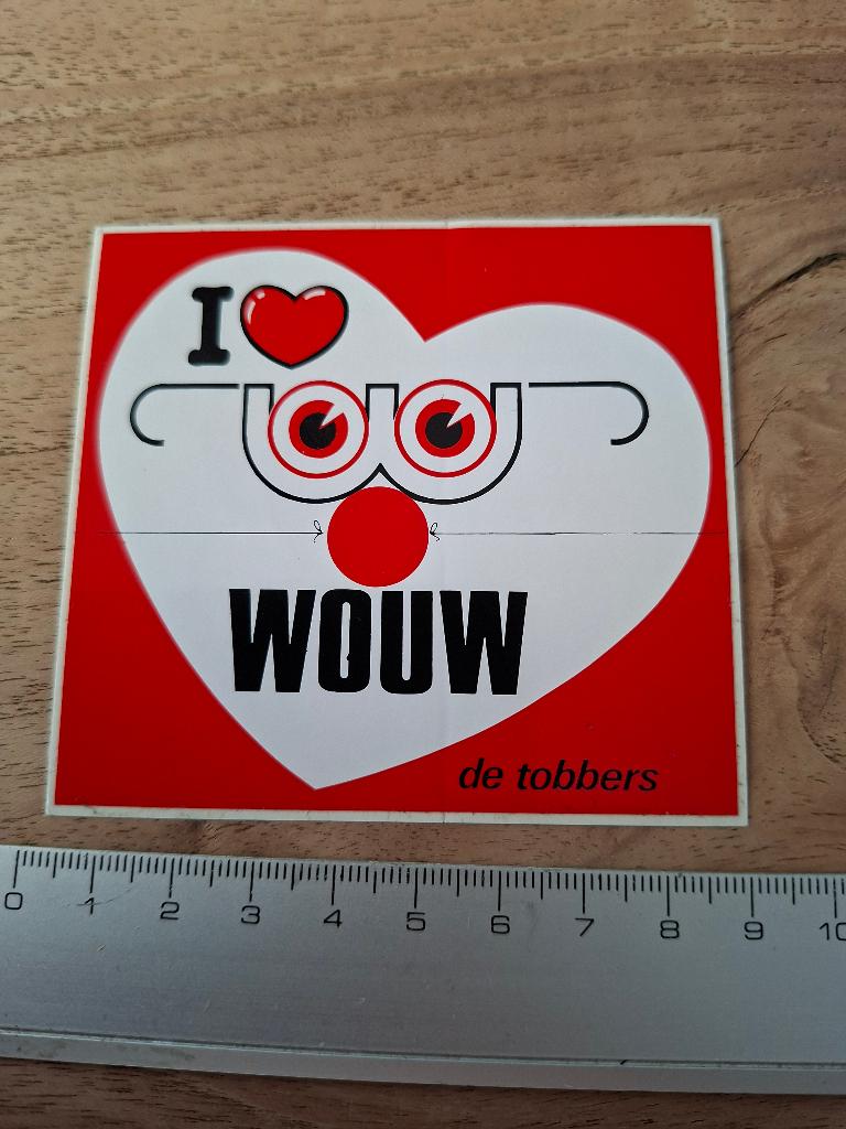 Sticker Wouw, Ophalen of Verzenden, Zo goed als nieuw, Overige typen