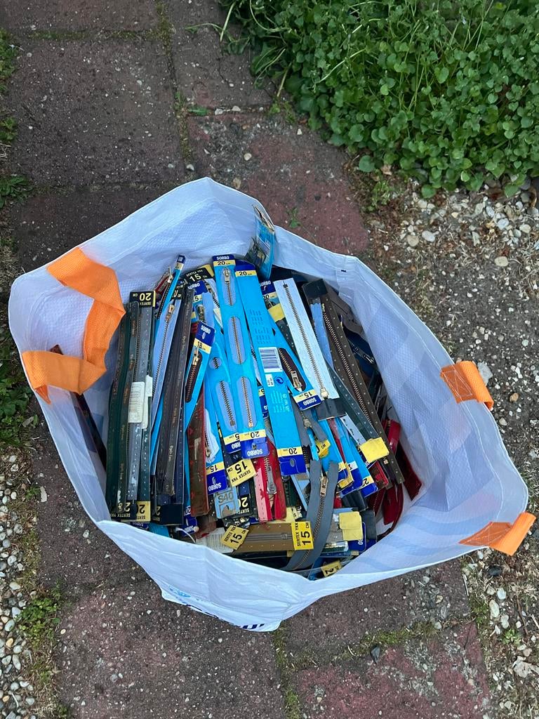 Grote partij ritsen, diverse maten en kleuren, Ophalen, Zo goed als nieuw