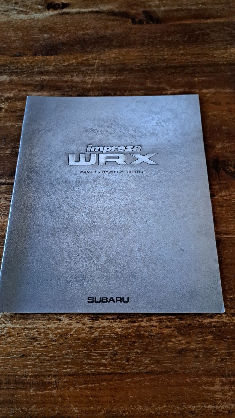 Japanse folder Subaru Impreza WRX GC8 o.a. STI, Ophalen of Verzenden, Zo goed als nieuw, Auto's