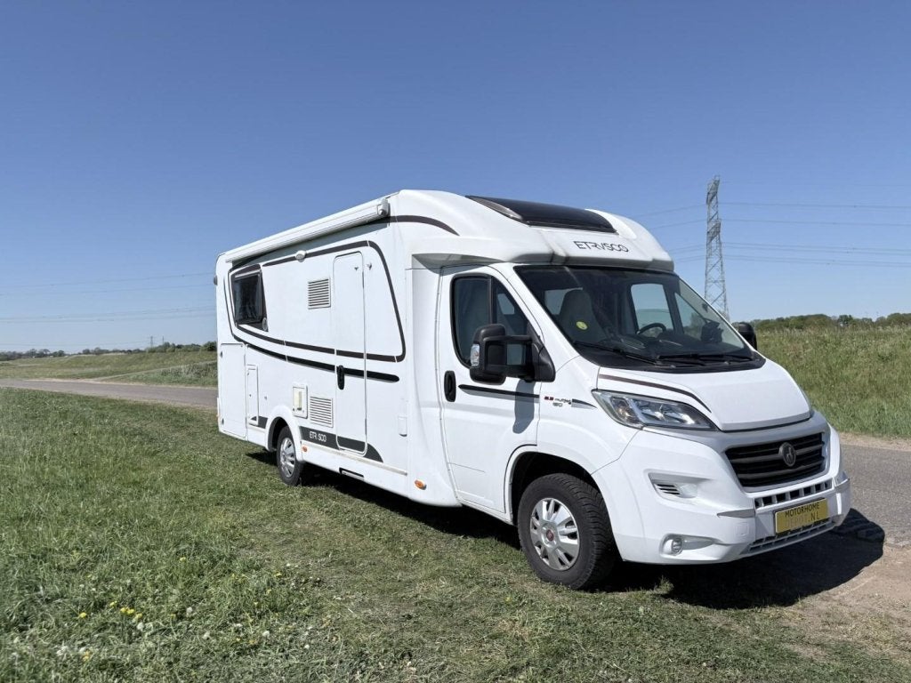 Etrusco T 7400 SB | 2018 | Lengtebedden | 5-gordelplaatsen, Niet ingevuld, Ringverwarming, Fiat, Startonderbreker