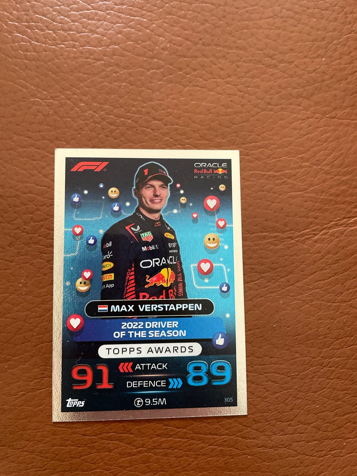 Max Verstappen Topps Turbo Attax 2023 Driver of the Season, Ophalen of Verzenden, Zo goed als nieuw, Losse kaart