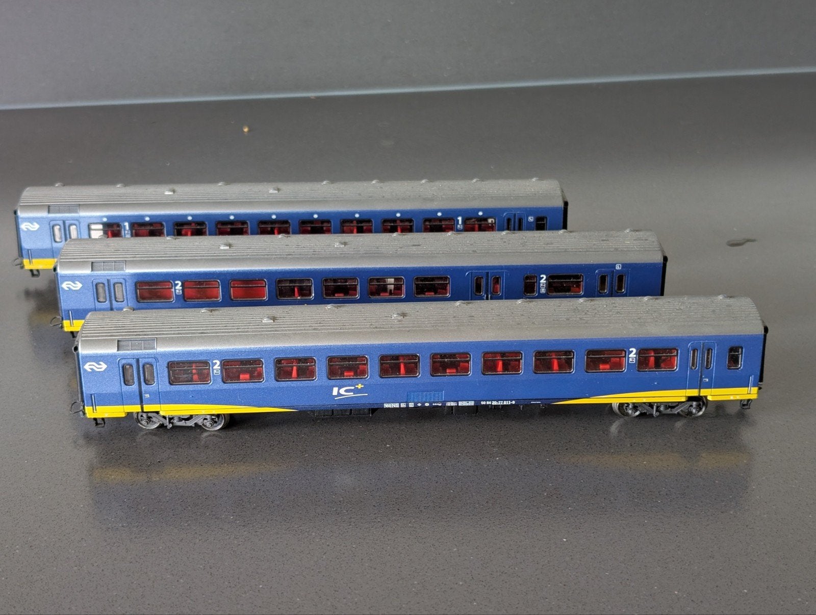 Märklin 42643 NS IC+ Intercity rijtuigen set - 3 stuks, Wisselstroom, Gebruikt, Wagon, Ophalen of Verzenden