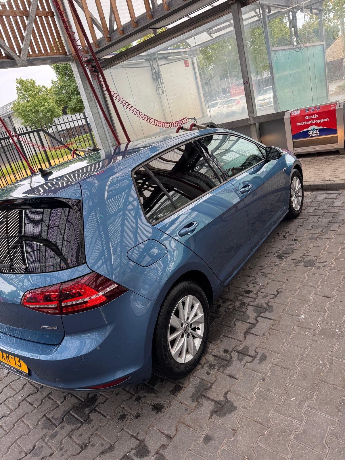 Volkswagen Golf 1.6 TDI 81KW 5D Blue Motion 2014 Blauw, Auto's, Voorwielaandrijving, Automatische klimaatregeling, 4 cilinders