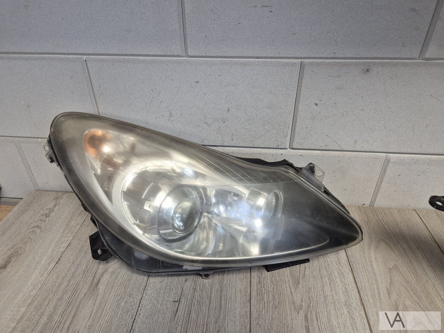 Opel Corsa D 2006 - 2010 koplamp rechts met bochtlicht AFL, Auto-onderdelen, Verlichting, Gebruikt, -, -, Opel