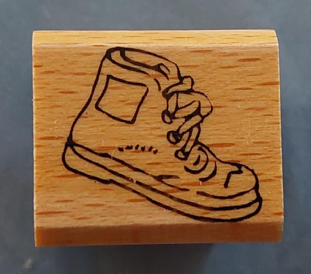 Mariëtte Verhees - Art Stamps - Boot / Veterschoen, Ophalen of Verzenden, Nieuw, Houten stempel