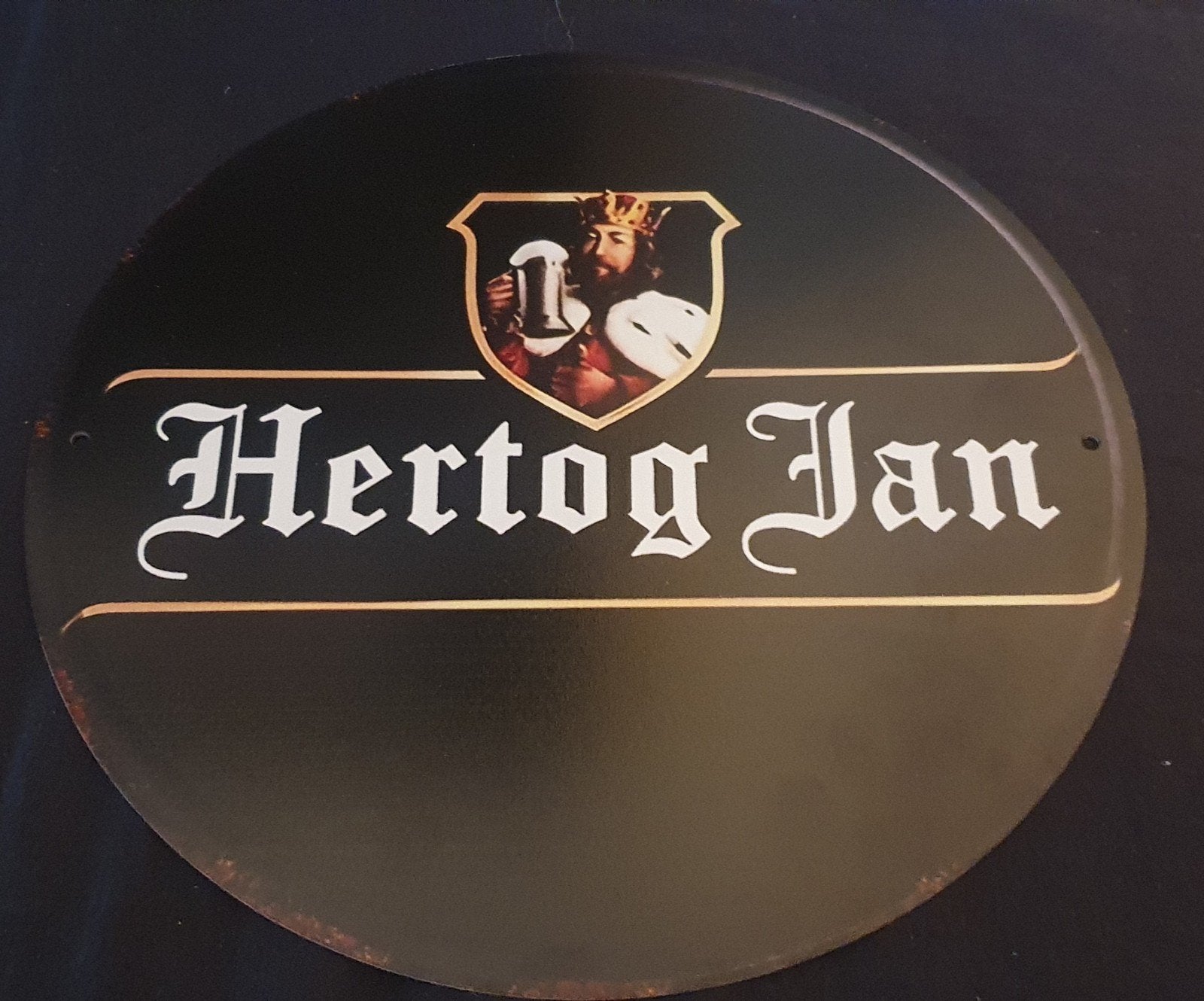 Hertog jan wandbord, perfect voor in de man cave, bar, kroeg, Ophalen of Verzenden, Nieuw, Reclamebord, Plaat of Schild, Hertog Jan